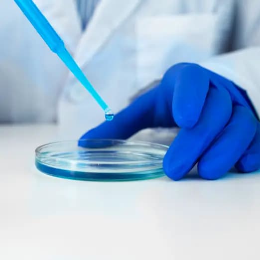 Équipe Amicolab dans le laboratoire d'analyses